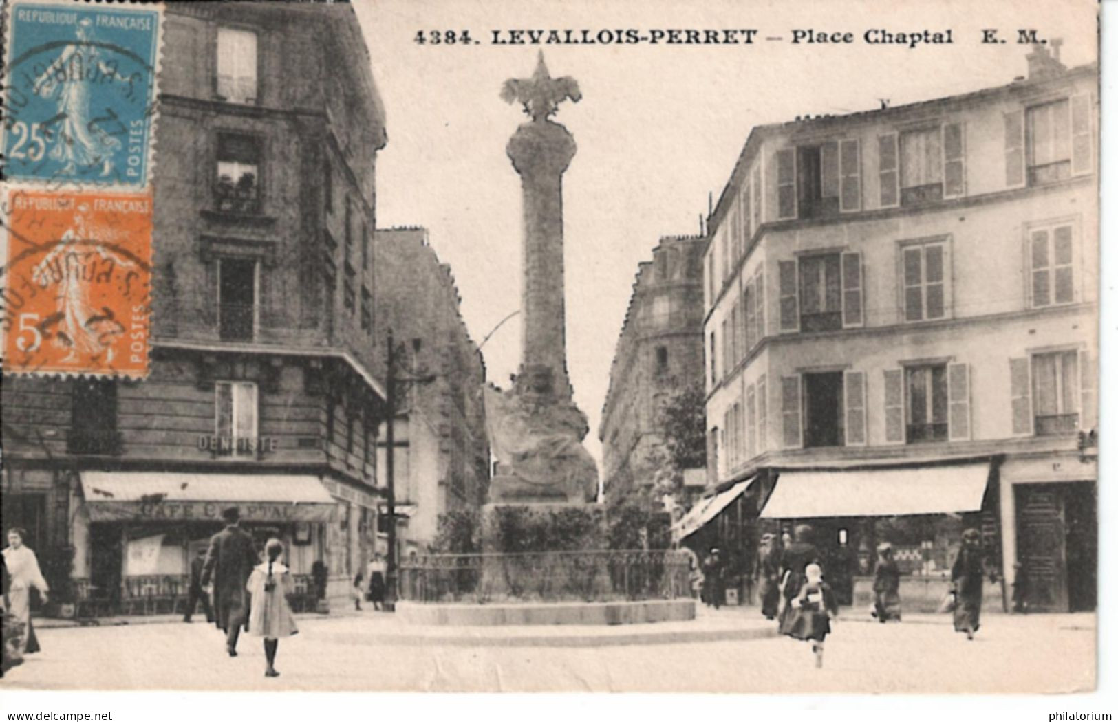 92  LEVALLOIS PERRET Semeuse 140 +158, CP Pour L'étranger, Tarif Du 1 Avril 1921 - Tarifas Postales