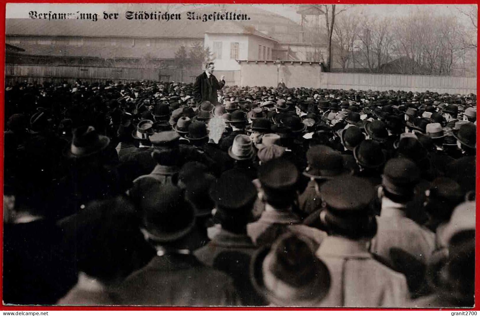 Versammlung Der Städtischen Angestellten. Wien, April 1919 - Ereignisse