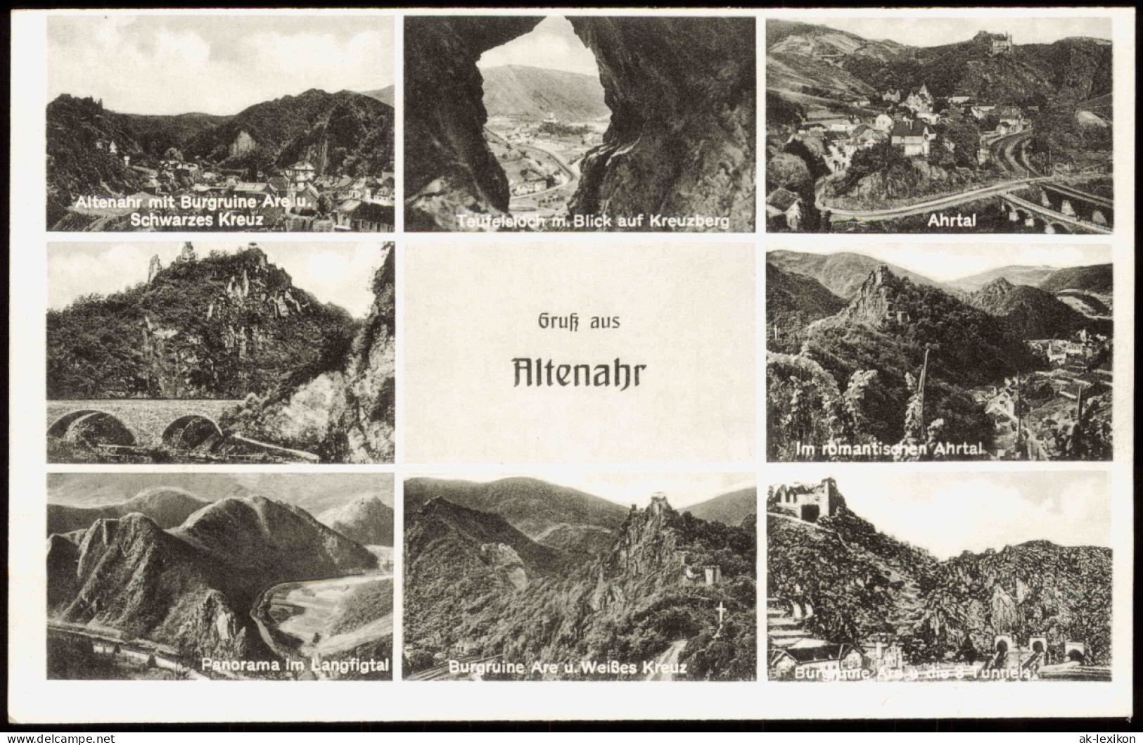 Ansichtskarte Altenahr Stadtteilansichten 1956 - Otros & Sin Clasificación