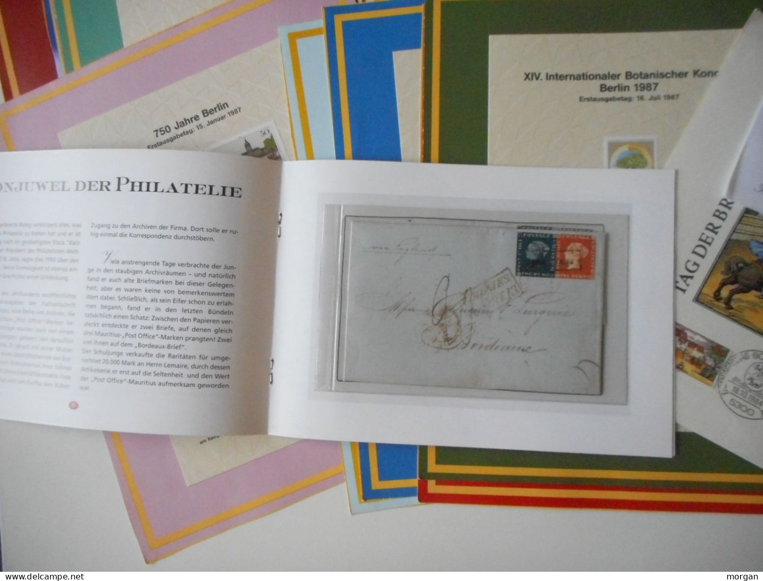 ALLEMAGNE, GROS LOT DE TIMBRES 1er JOUR  SUR FEUILLETS 3,5 KILOS, PHILATELIE ALLEMAGNE - Verzamelingen (zonder Album)