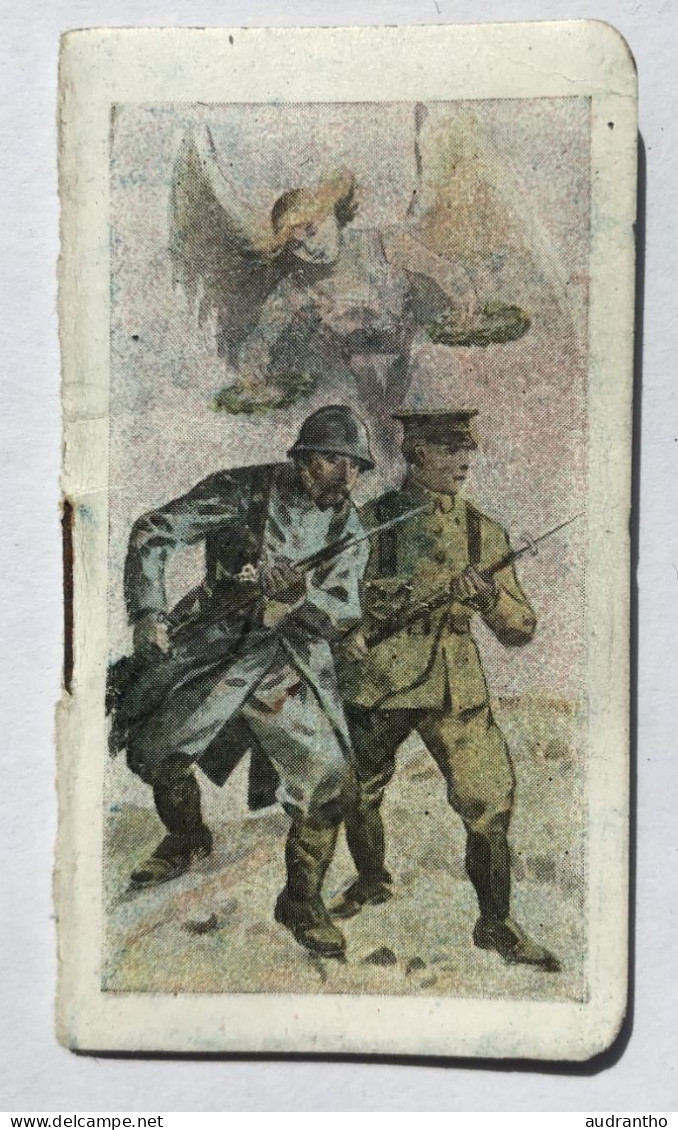 Calendrier 1919 Croix De Guerre Soldats Français Anglais Maison De La Glace Brisée Orfèvrerie Picard Paris Rue De Rivoli - 1914-18