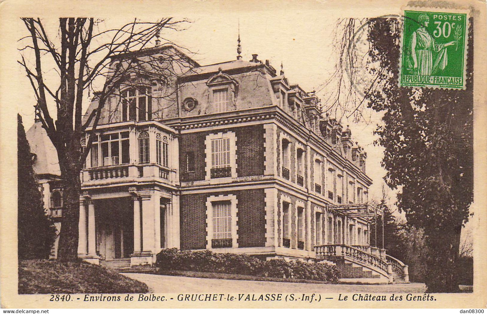 76 ENVIRONS DE BOLBEC LE CHATEAU DES GENETS - Bolbec