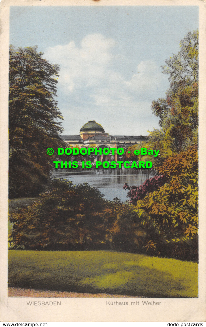 R475665 Wiesbaden. Kurhaus Mit Weiher. Bender. Limburg - Monde