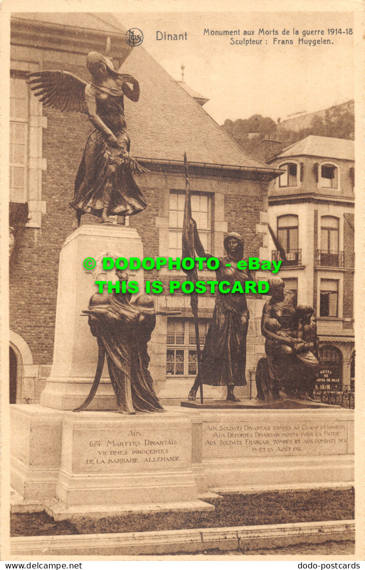 R475690 Nels. Dinant. Monument Aux Morts De La Guerre 1914 18. Sculpteur. Frans - Monde