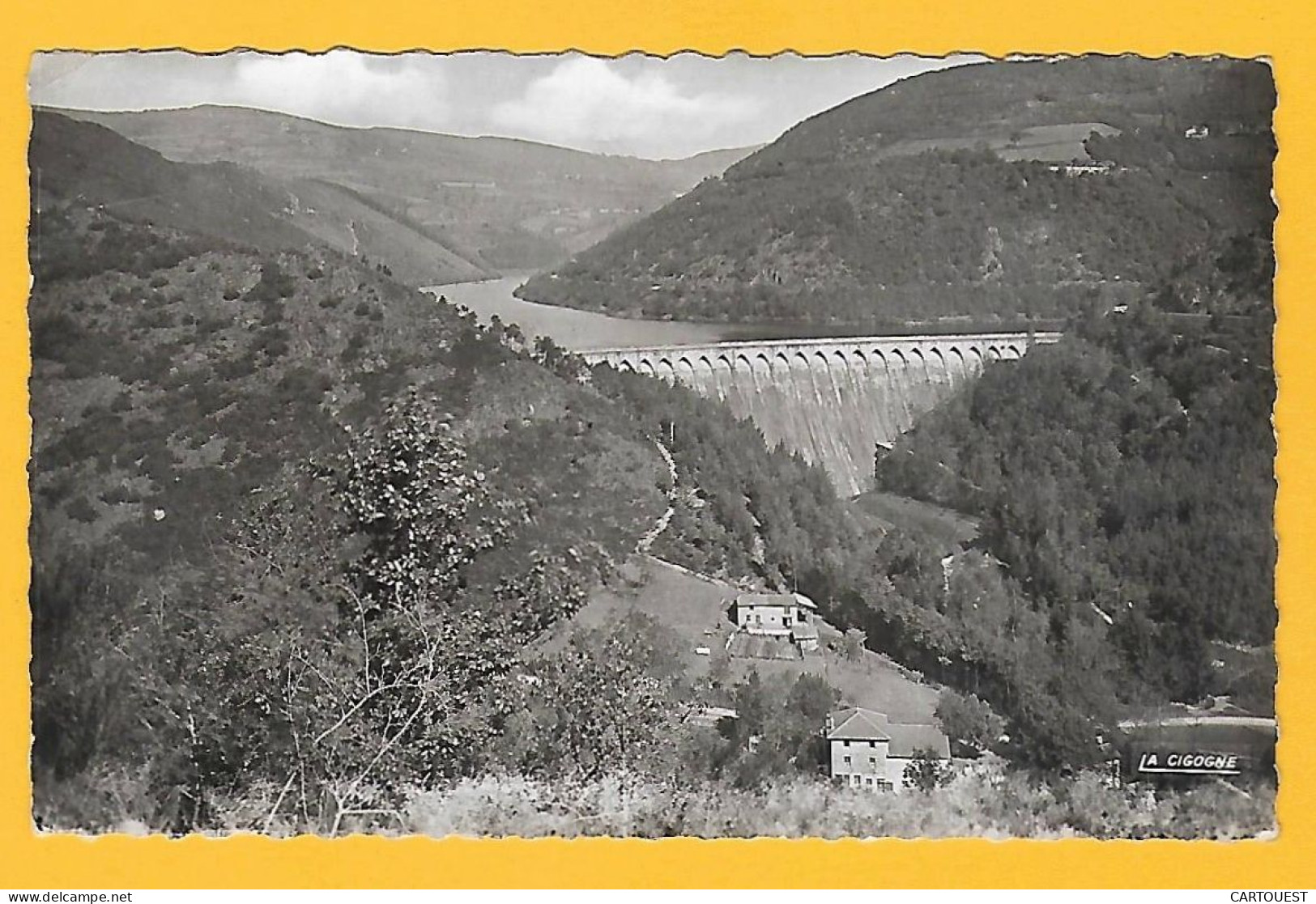 CPSM RENAISON - Le Barrage De Chartrain, Dit " La Tâche " - 1953 - Autres & Non Classés