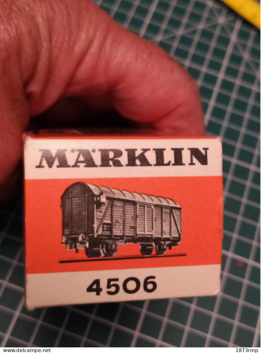 WAGON TRANSPORT DE MARCHANDISES MARKLIN HO 4602 (9) - Goederenwagons