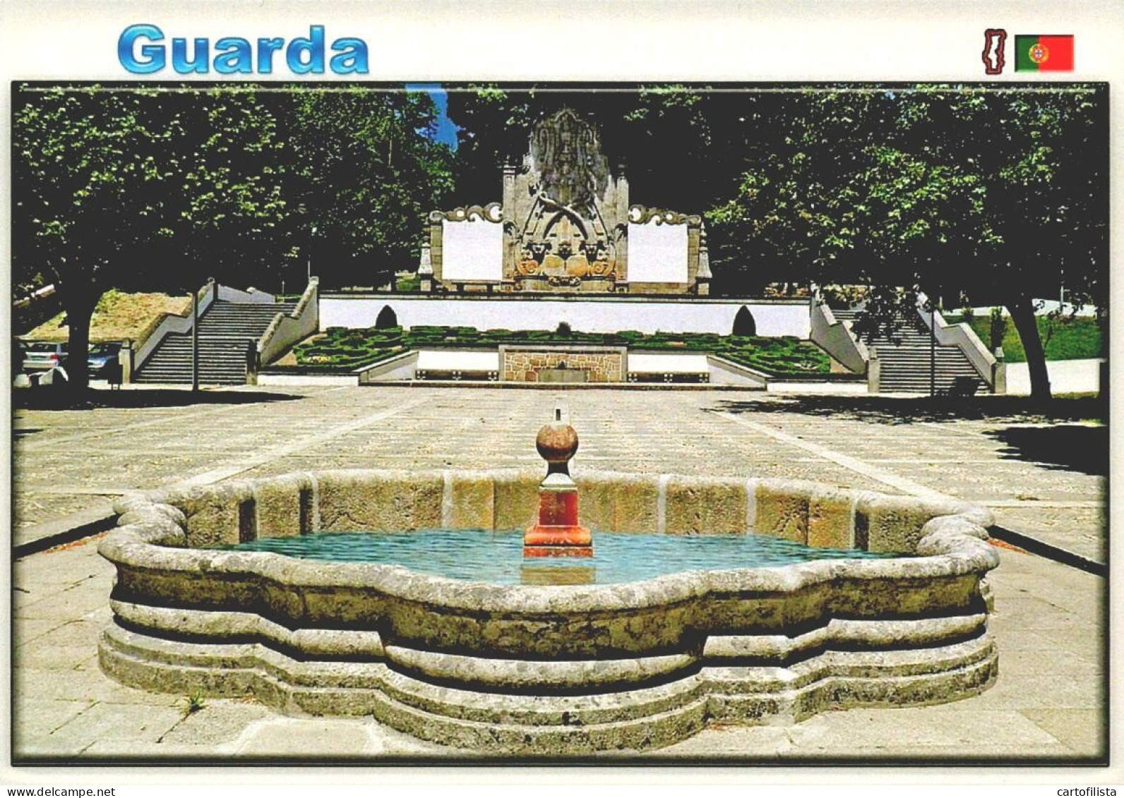 GUARDA - Fonte No Jardim  ( 2 Scans ) - Guarda
