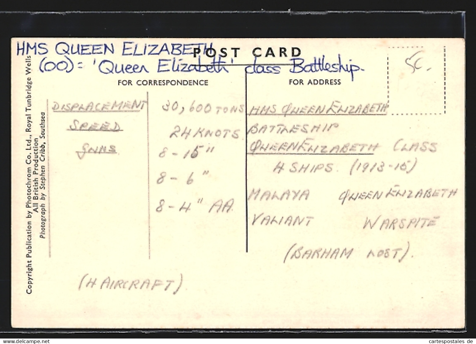 Pc Kriegsschiff H.M.S. Queen Elizabeth In Voller Fahrt  - Guerre
