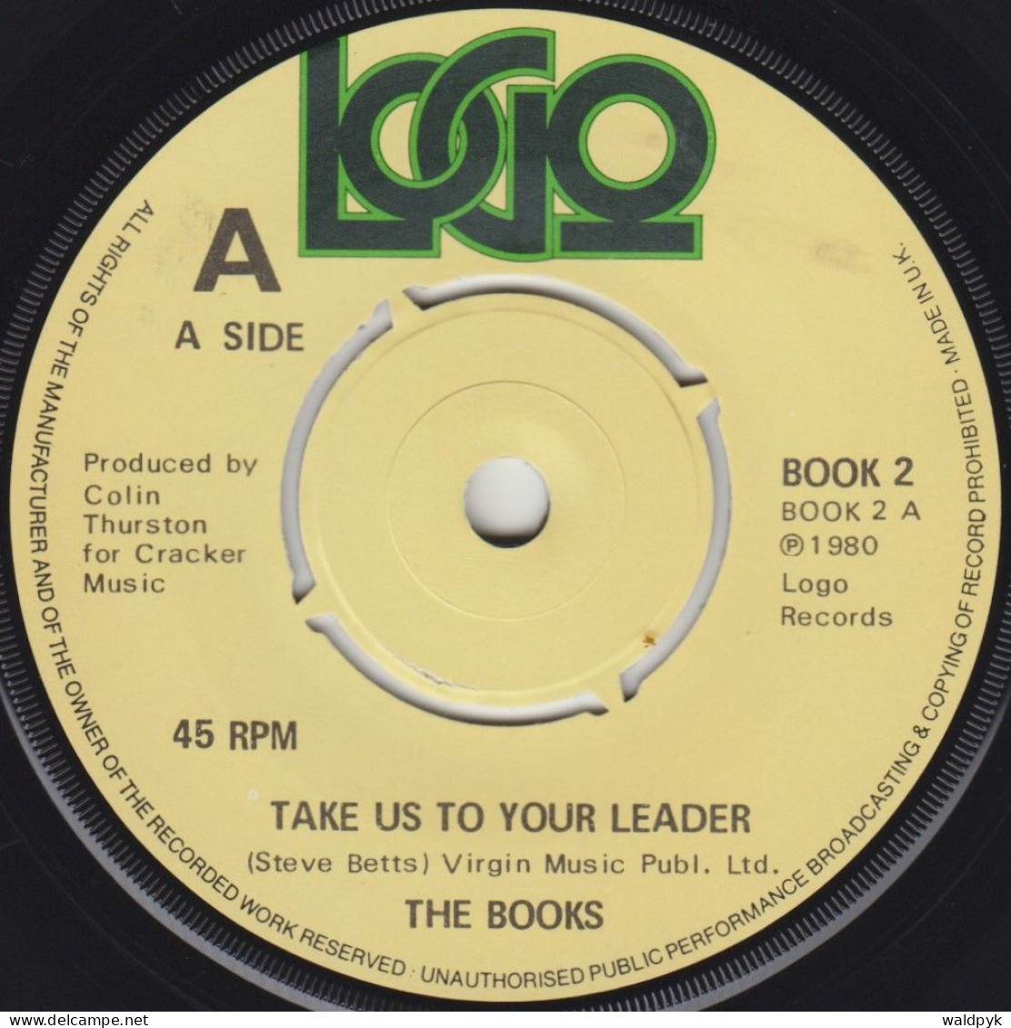 THE BOOKS - Take Us To Your Leader - Andere - Engelstalig