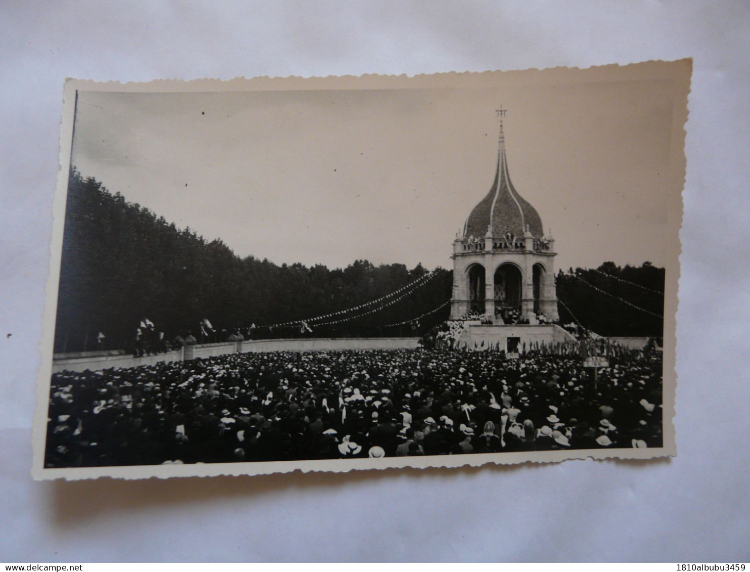 CARTE PHOTO 56 MORBIHAN - STE ANNE D'AURAY : Scène Animée - Evènement - Sainte Anne D'Auray