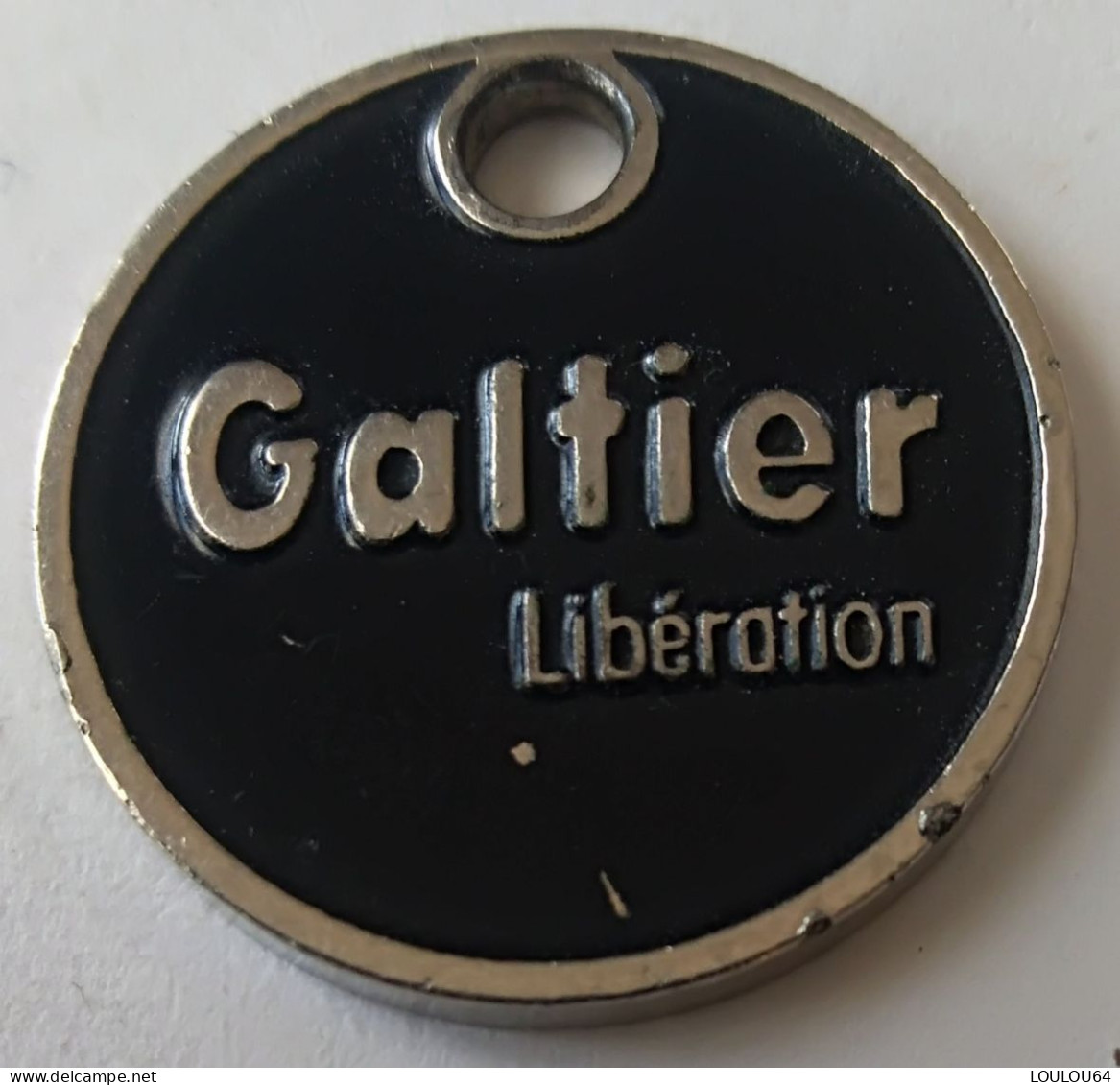 Jeton De Caddie - GALTIER - LIBERATION - GRENOBLE - ECHIROLLES - En Métal - (1) - - Trolley Token/Shopping Trolley Chip