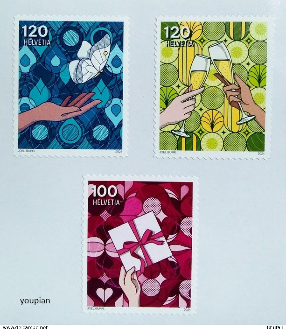 Switzerland 2024, Anniversaries, MNH Stamps Set - Unused Stamps