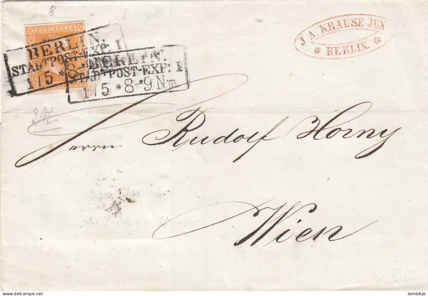 AD Preussen Brief 1861 - Other & Unclassified