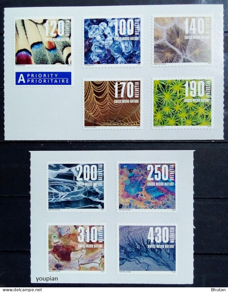 Switzerland 2024, Natural Pattern, MNH Stamps Set - Nuevos