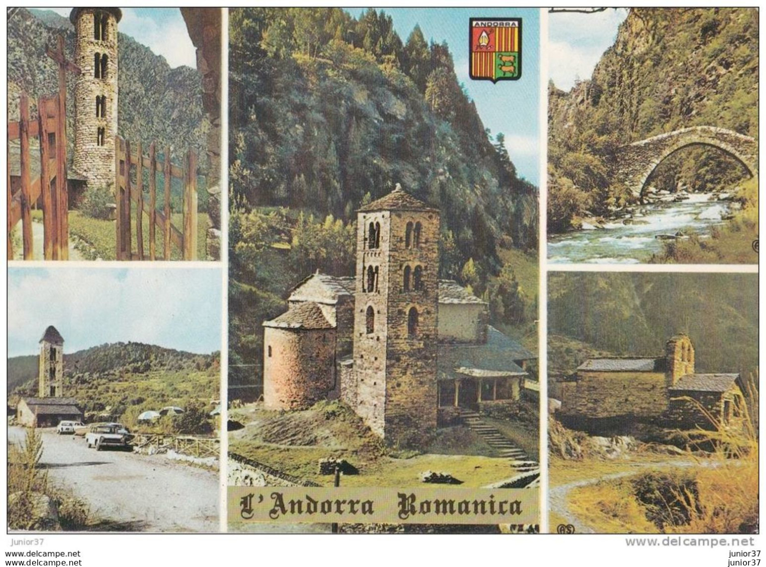 3 Cartes Valls D'Andorra/Andorre ; Romanica , La Massana, Arinsal - Andorre