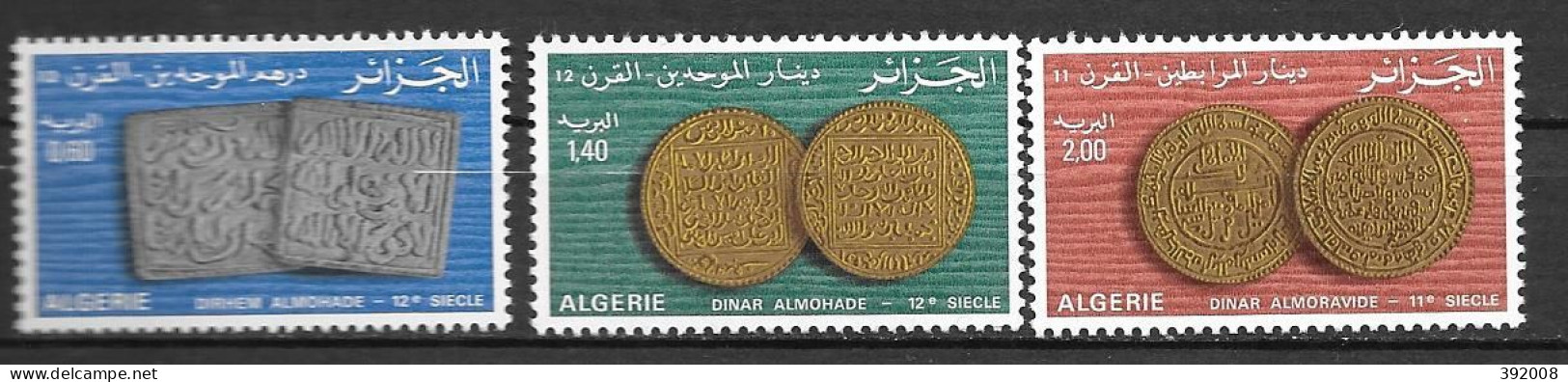 1977 - 676 à 678*MH - Monnaies Anciennes - Algérie (1962-...)