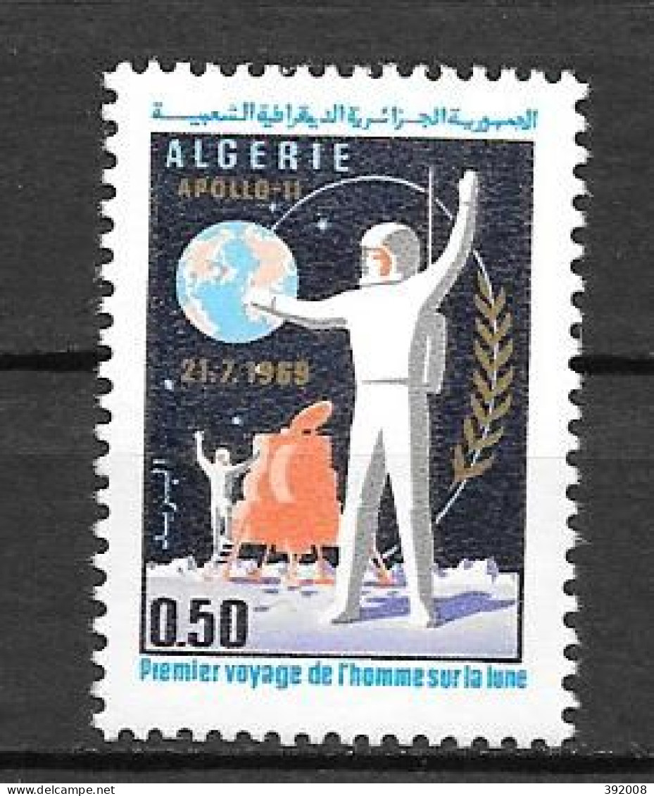 1969 - 500**MNH - L'homme Sur La Lune - Argelia (1962-...)
