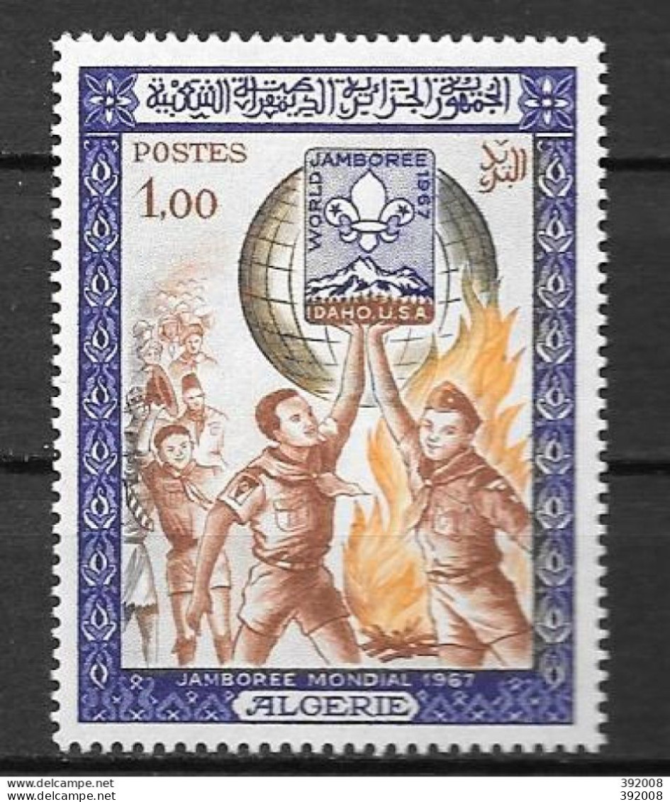 1967 - 458*MH - Jamboree Mondiald'Idaho - Algeria (1962-...)