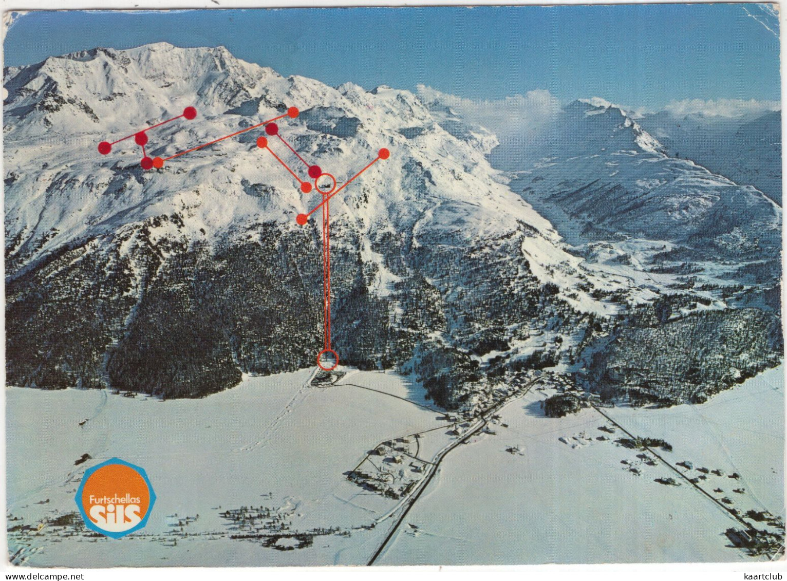 5/85 Furtschellas Skigebiet - Sils Mit Fextal (Engadin) - (Schweiz/Suisse/Switzerland) - 1977 - Sils Im Engadin/Segl