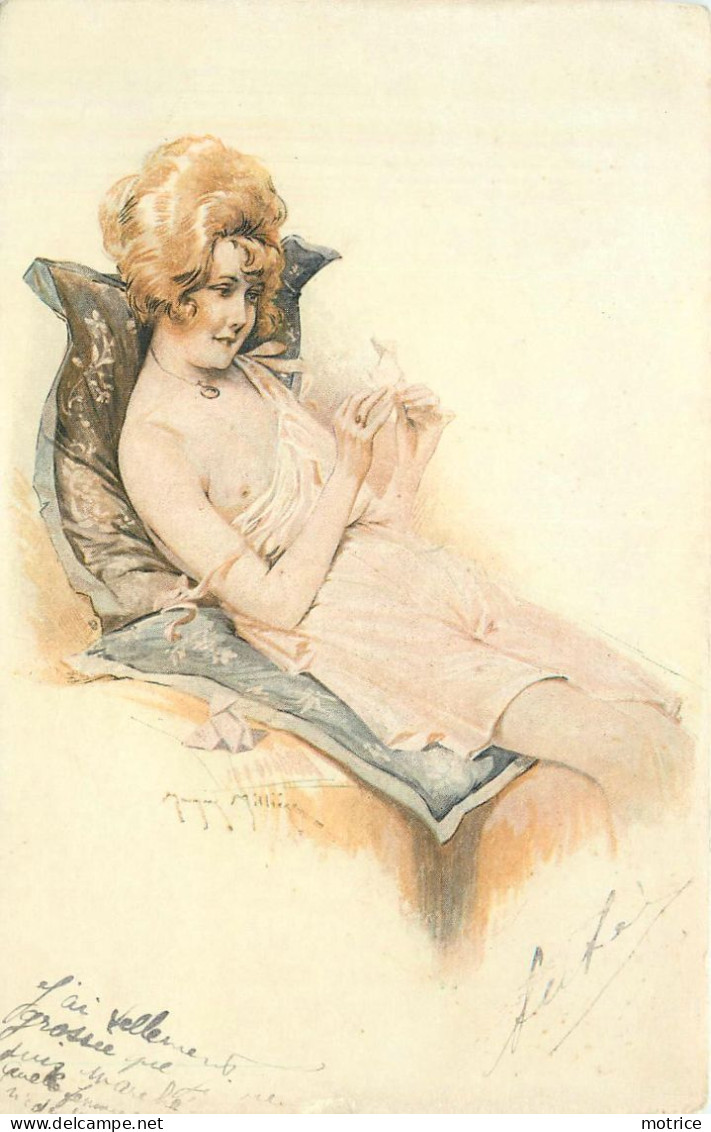 MILLIERE (illustrateur) - Nu Féminin, Carte Illustrée. - Milliere