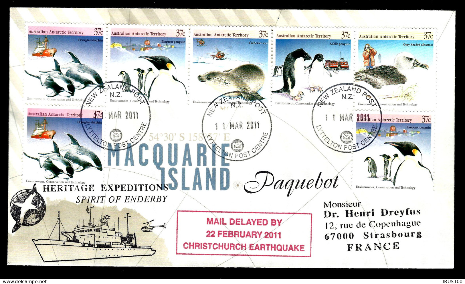 AUSTRALIAN ANTARCTIC TERRITORY - MACQUARIE ISLAND - FAUNE MARINE - ORQUE - Covers & Documents