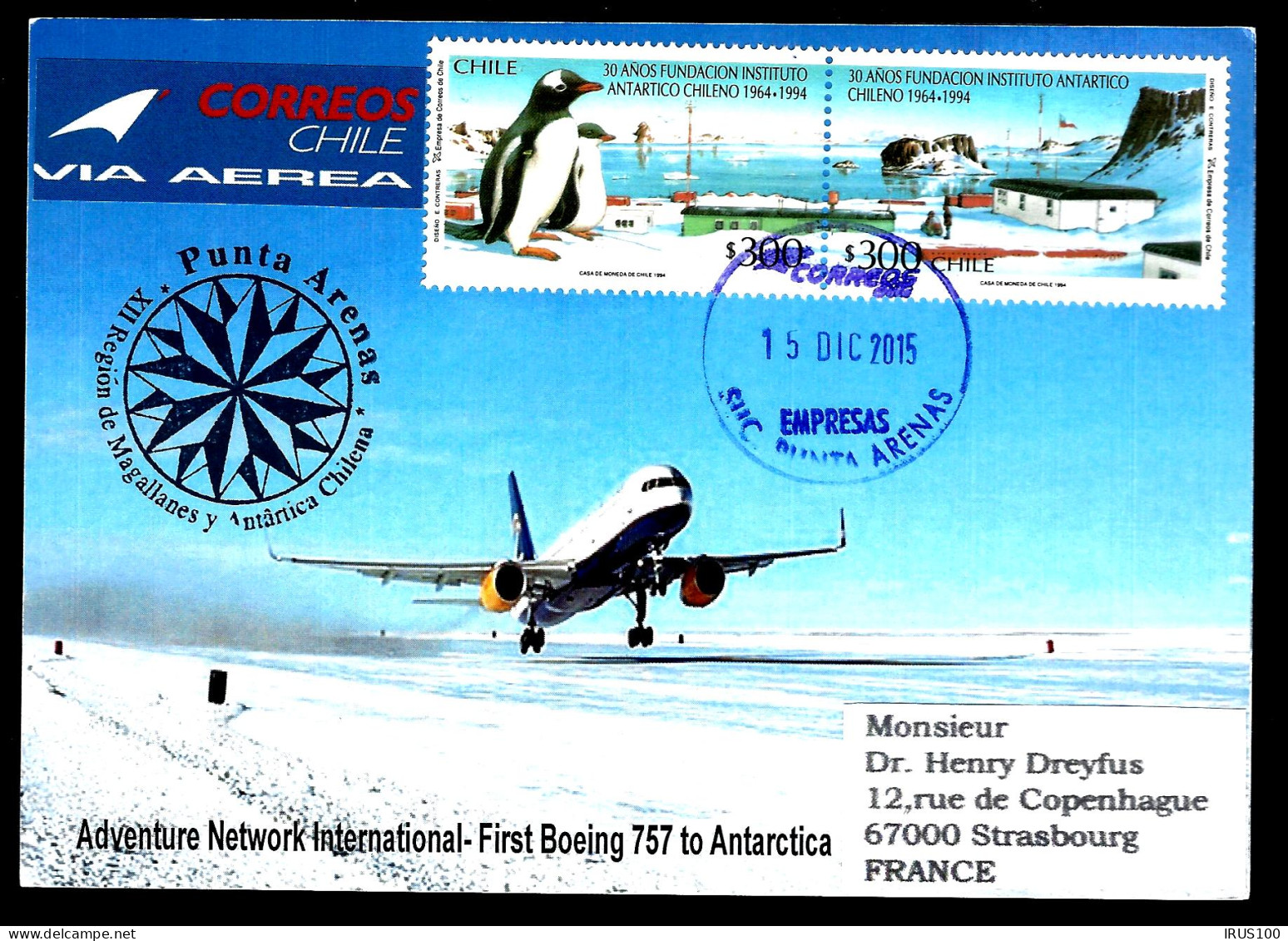 FIRST BOEING 757 TO ANTARCTIC- INSTITUTION ANTARCTIQUE CHILIENNE - - Aerei