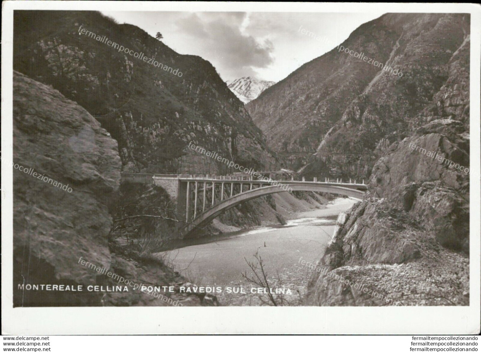 Ai365 Cartolina Montereale Ponte Ravedis Sul Cellina 1942 Provincia Di Udine - Udine