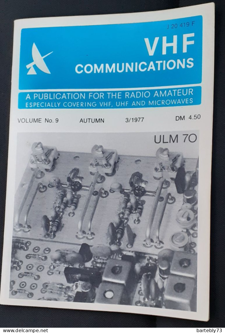 VHF Communications Radio Amateur 3/1977 - Sonstige & Ohne Zuordnung