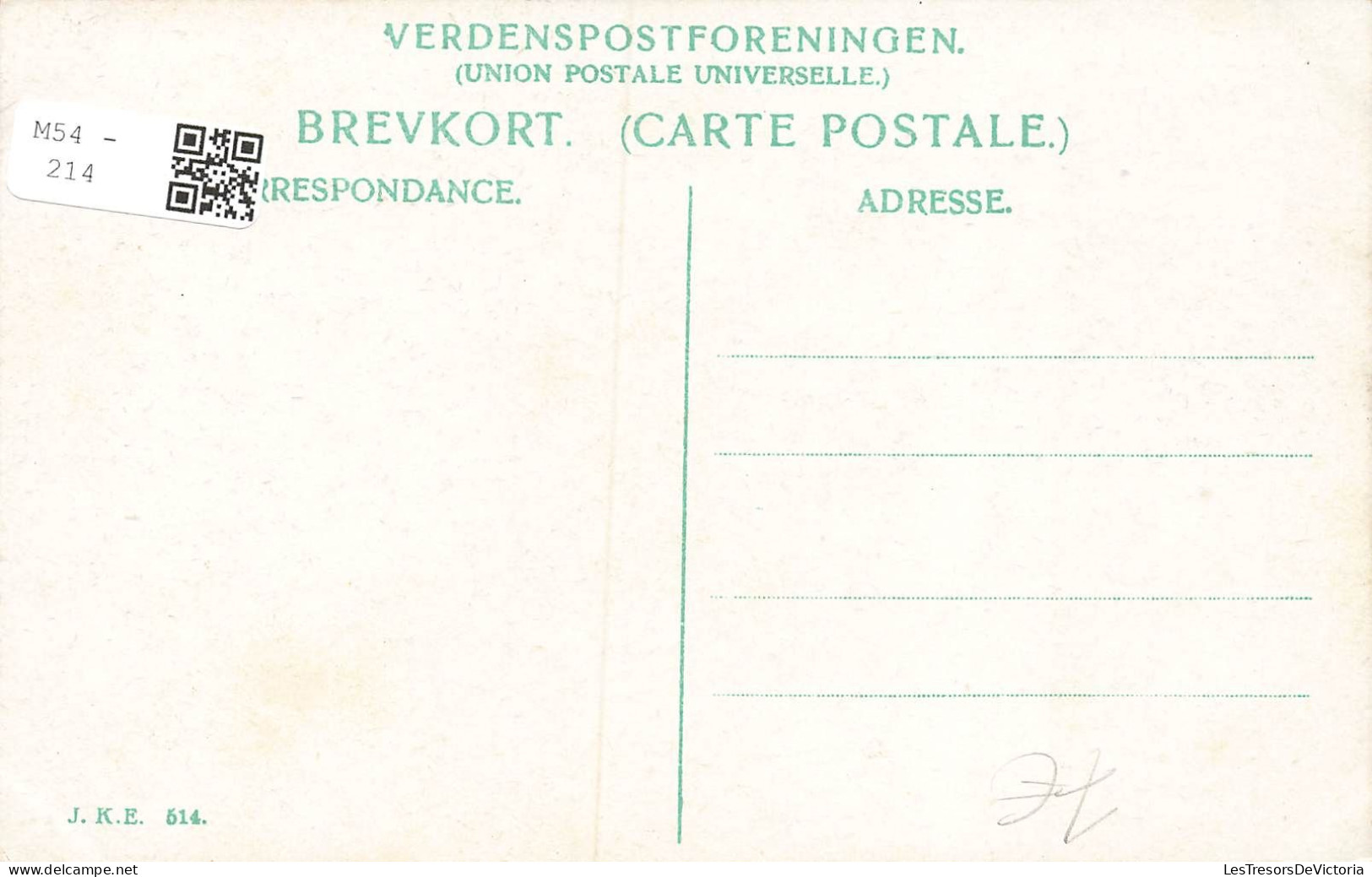 DANEMARK - Kobenhavn - Marmorkirken - Animé - Colorisé - Vue Générale - Carte Postale Ancienne - Denmark