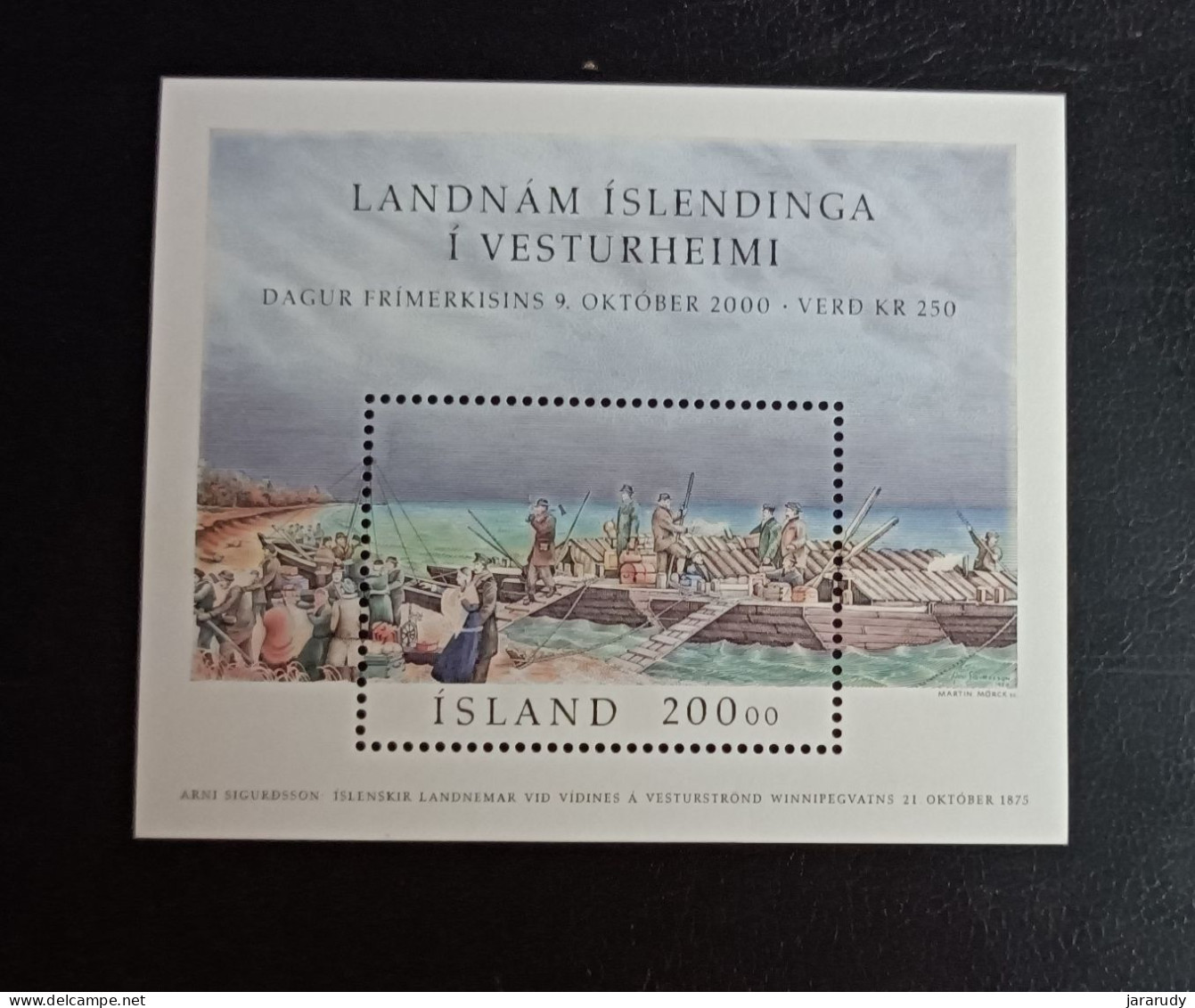 ISLANDIA FILATELIA 2000 Yv BF 27 MNH - Blokken & Velletjes