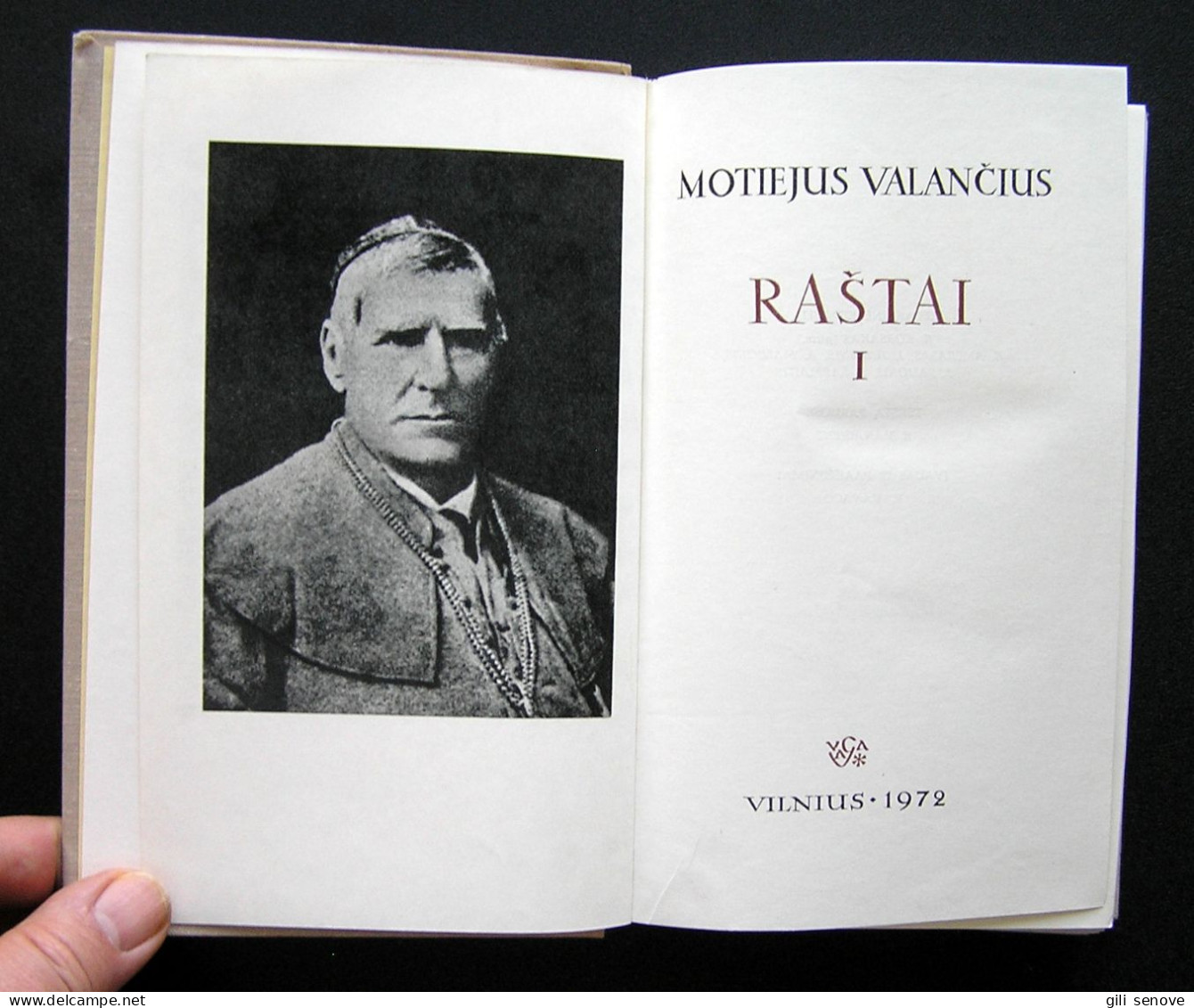 Lithuanian Book / Raštai (1 Tomas) By Valančius 1972 - Cultural