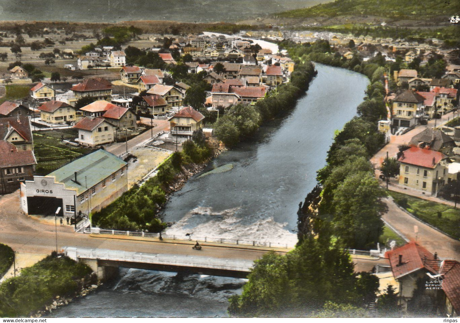 (74) CLUSES Le Pont Neuf Messy  Et La Sardagne, Enseigne Giros  ( Haute Savoie ) - Cluses