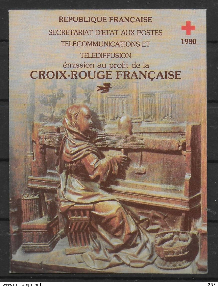 FRANCE  Carnet   N°  2116/17  * *   Croix Rouge Stalles De La Cathedrale D Amiens - Kerken En Kathedralen