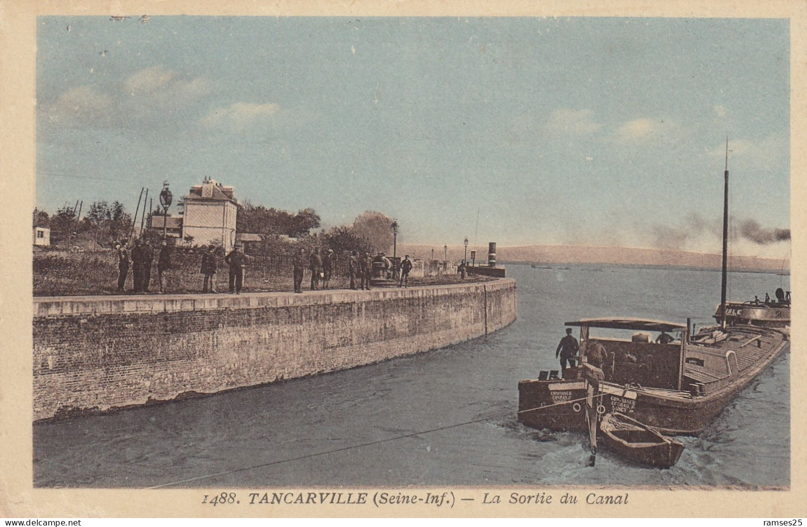 (264) CPA  Tancarville La Sortie Du Canal - Tancarville