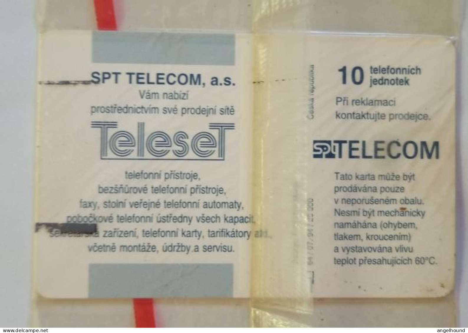 Czech Republic 10 Units Chip Card - Teleset - Repubblica Ceca