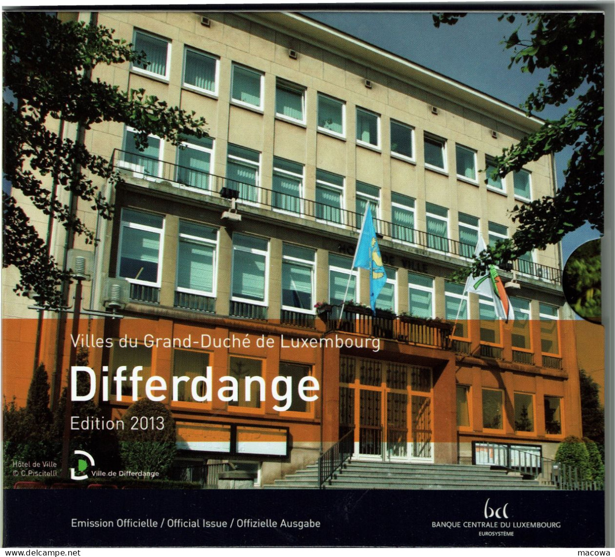Luxembourg Banque Centrale  Edition 2013 Differdange - Luxemburgo
