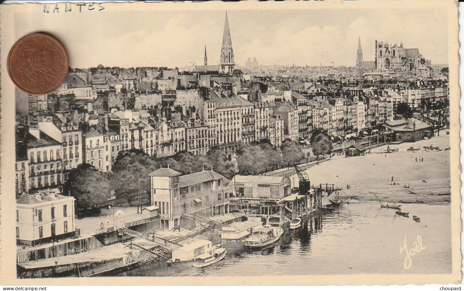 44 - Carte Postale Ancienne De  NANTES   Panorama Vers L'est - Nantes