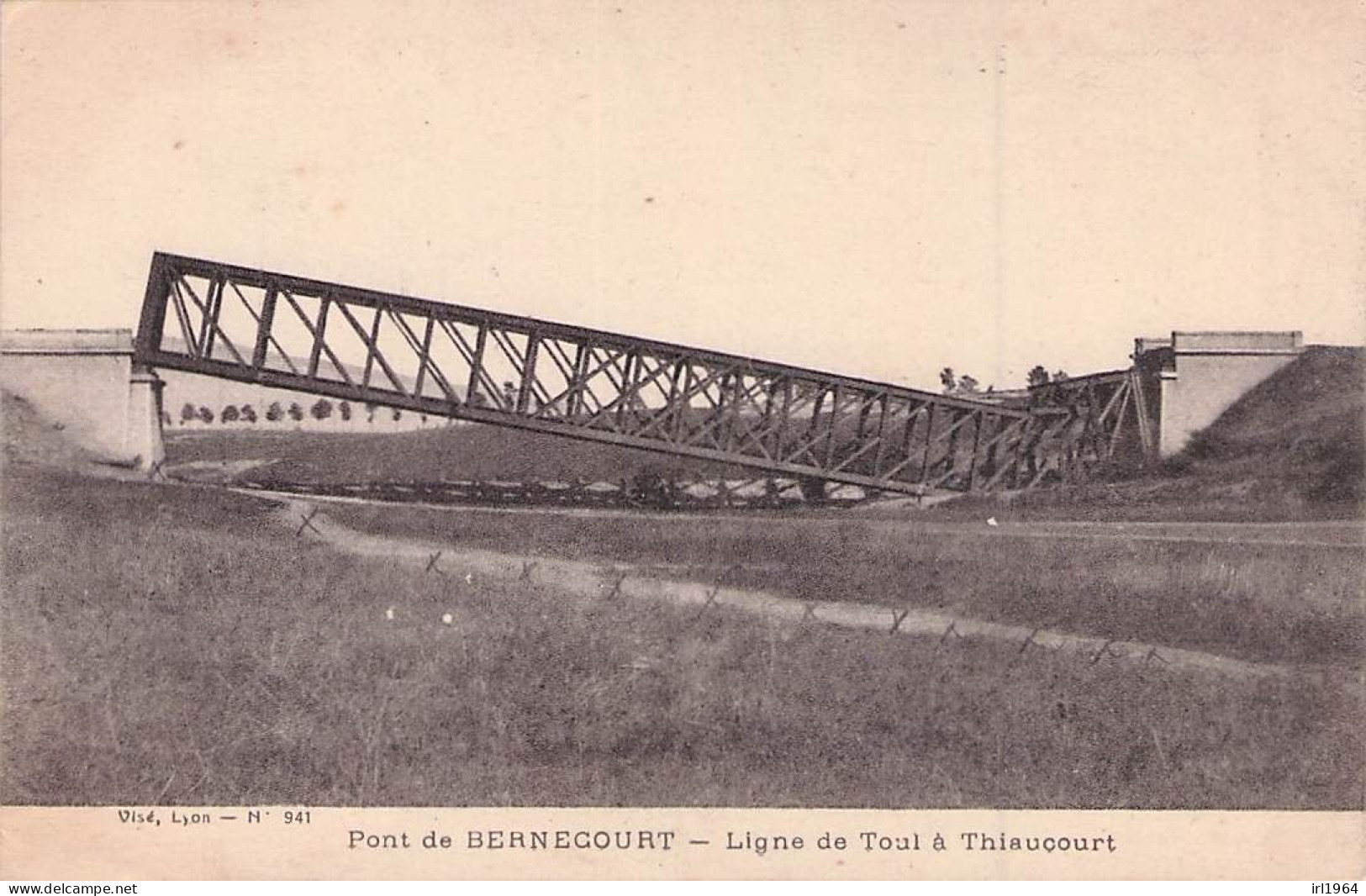 BERNECOURT LE PONT LIGNE DE TOUL A THIAUCOURT - Other & Unclassified