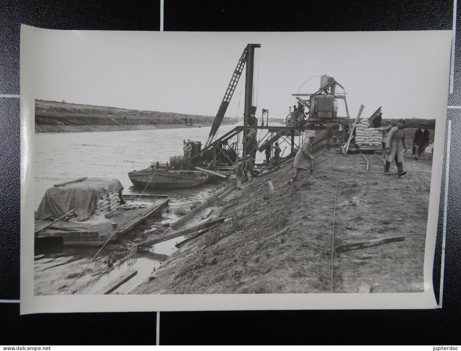 Min.Trav.Pub. Albert Kanaal Zutendaal In Den Grond Gemaakte Damplanken 16-6-1942  /6/ - Orte