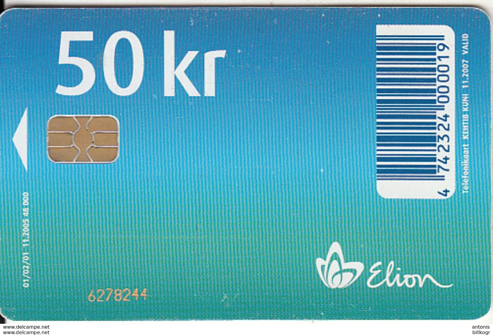 ESTONIA(chip) - Mother & Daughter, Elion Telecard 50 Kr, Tirage 48000, 11/05, Used - Estonia