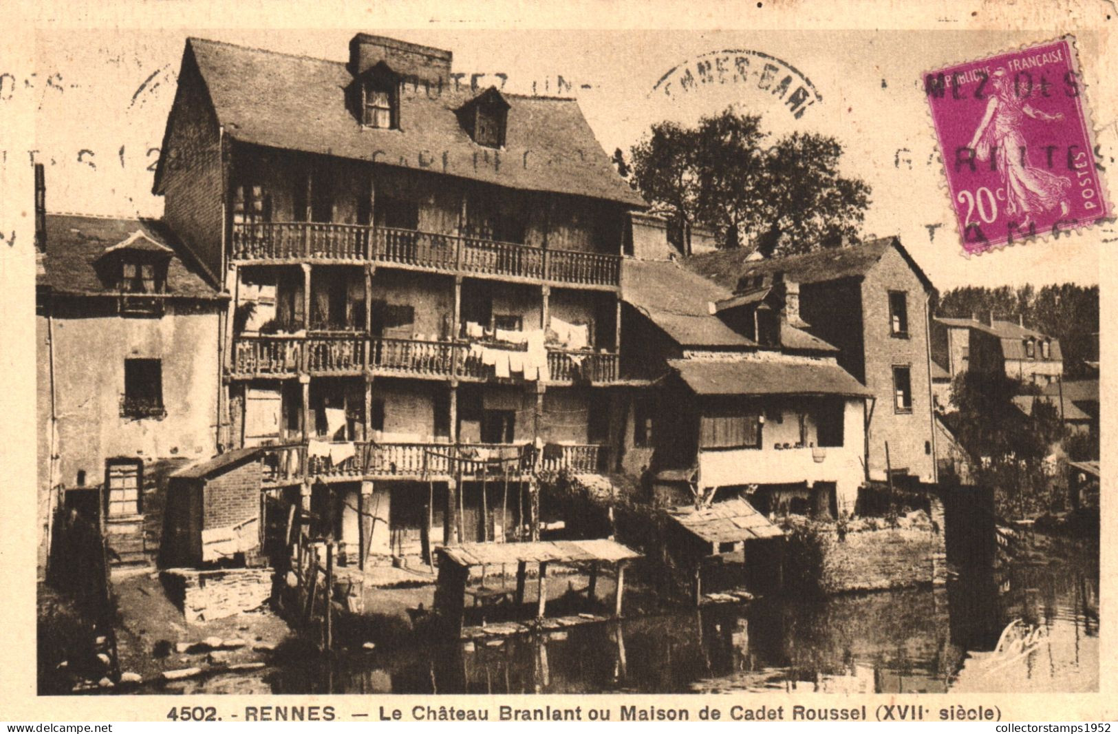 RENNES, ILLE ET VILAINE, ARCHITECTURE, FRANCE, SIGNED, POSTCARD - Rennes