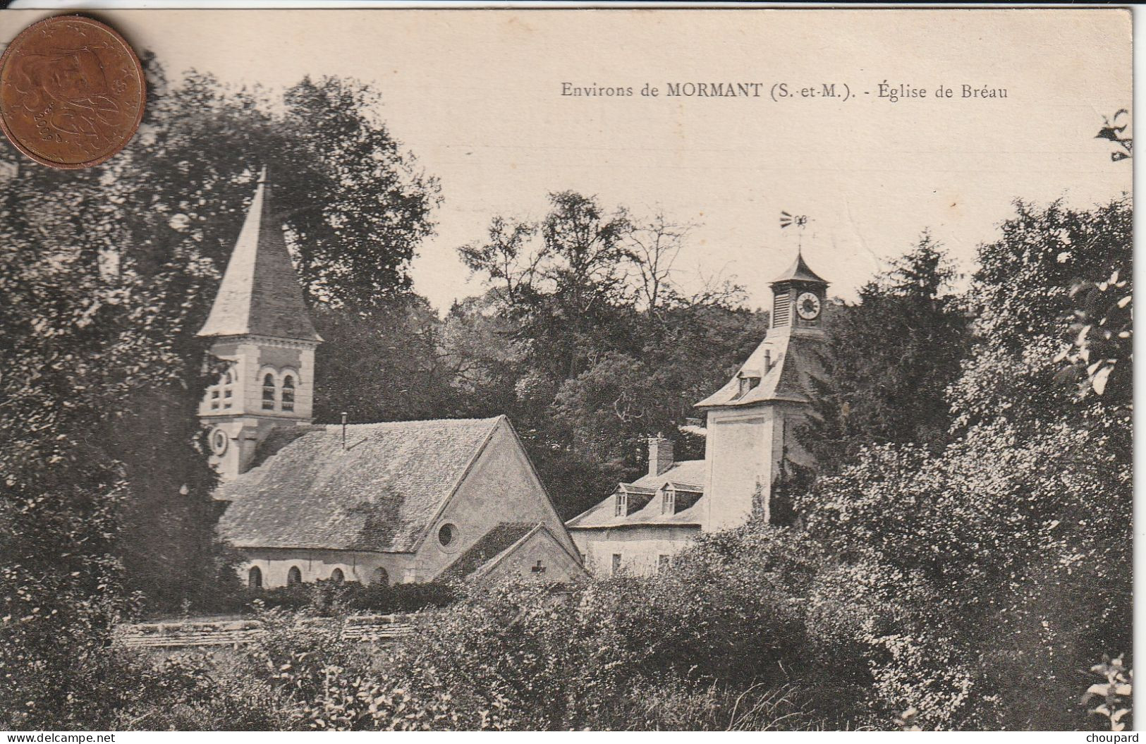 77 - Carte Postale Ancienne De  MORMANT  Eglise De Bréau - Mormant