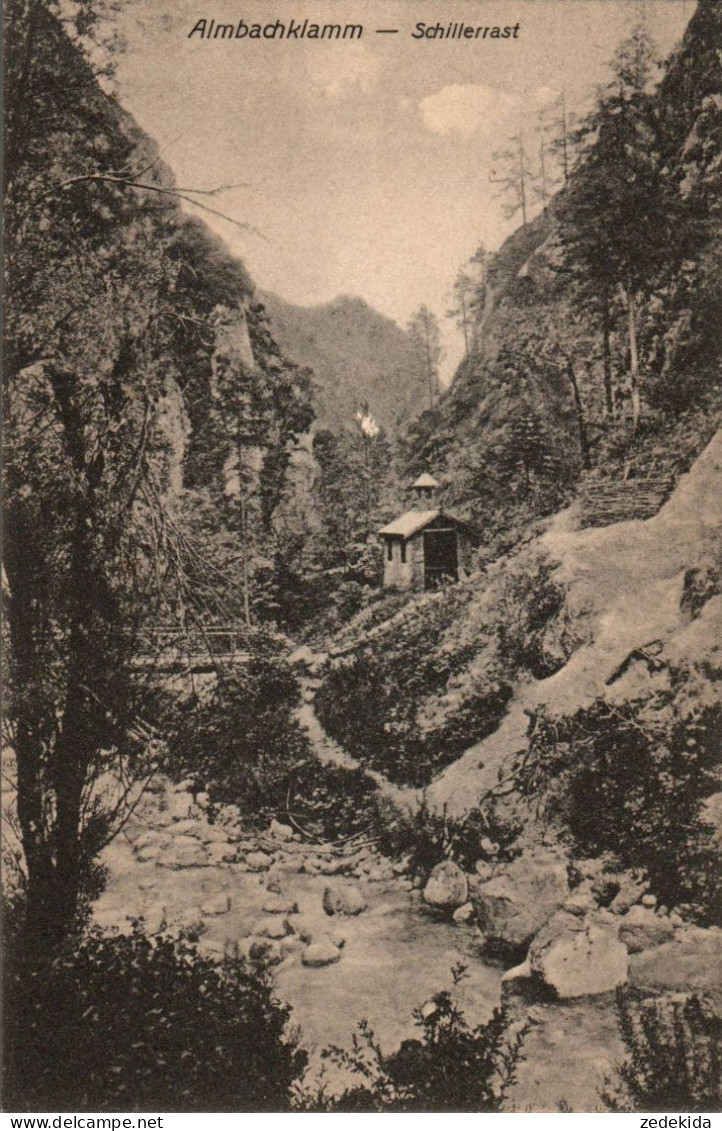 H1566 - TOP Berchtesgaden Almbachklamm Schillerrast - B. Lehrburger - Berchtesgaden