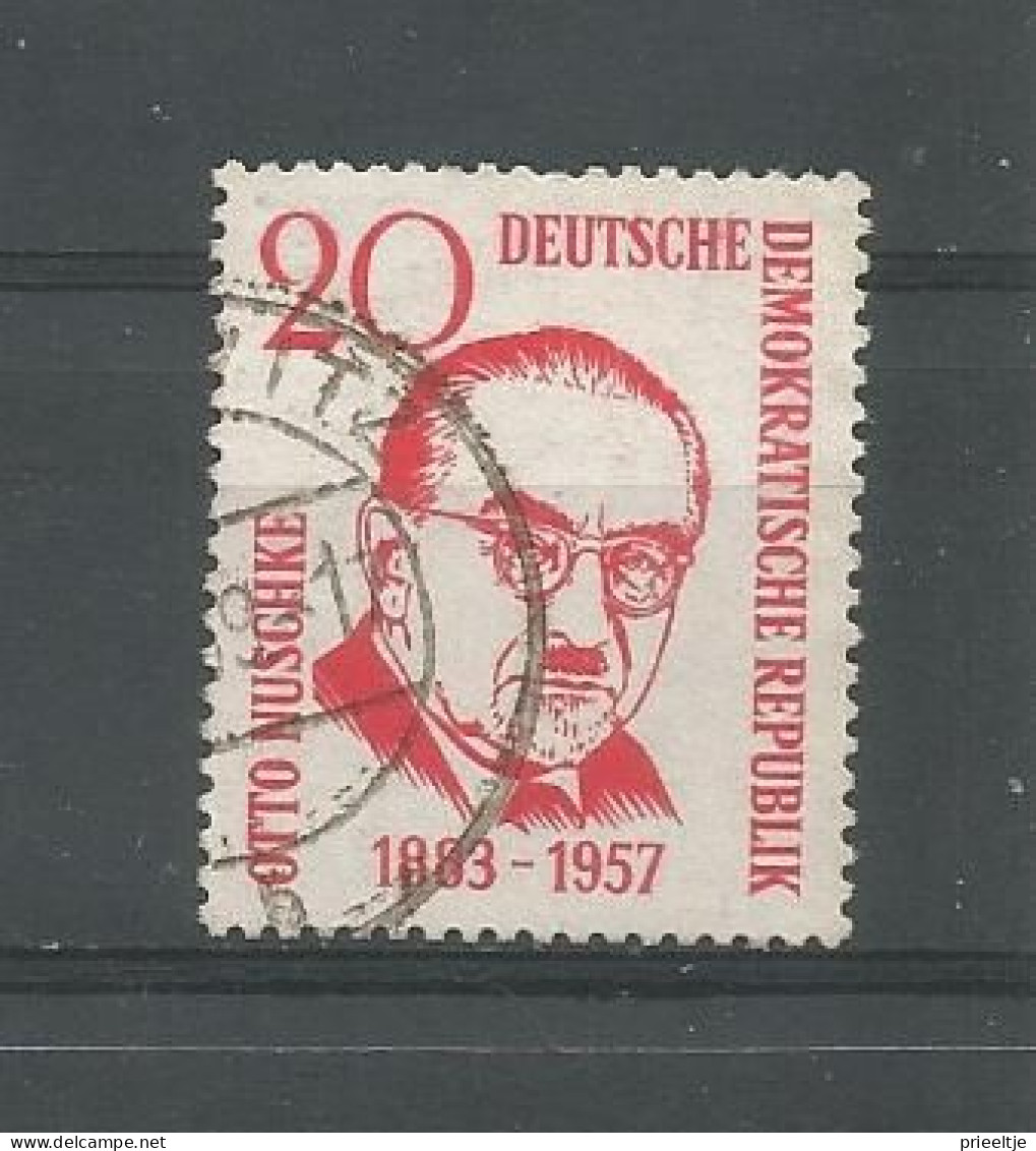DDR 1958 Otto Nuschke Y.T. 386  (0) - Oblitérés
