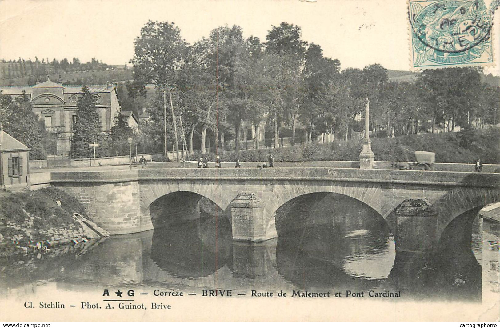 France Cpa Corrèze Brive  Route De Malemort Et Pont Cardinal - Brive La Gaillarde