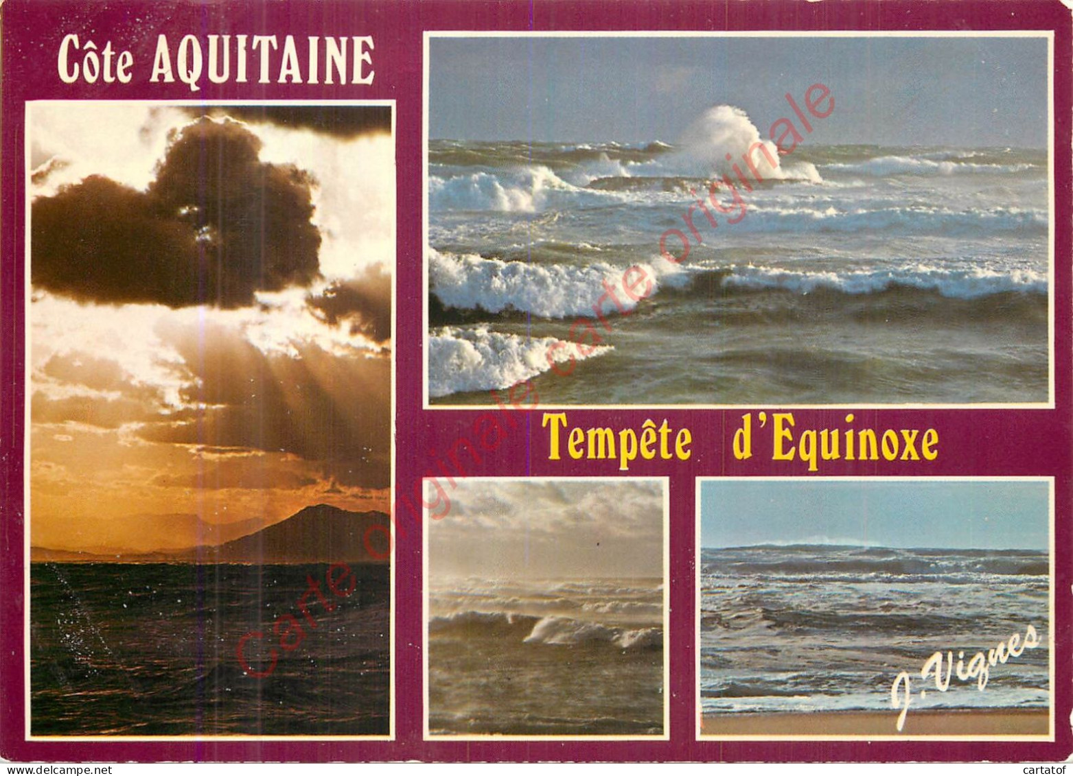 40.  TEMPETE D'EQUINOXE . COTE AQUITAINE . - Zonder Classificatie