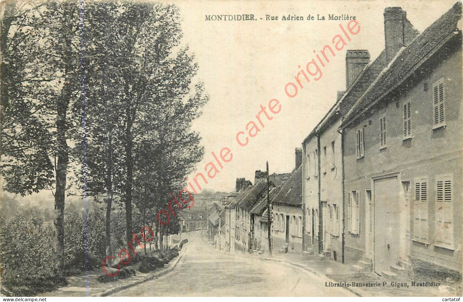 80.  MONTDIDIER .  Rue Adrien De La Morlière .  - Montdidier