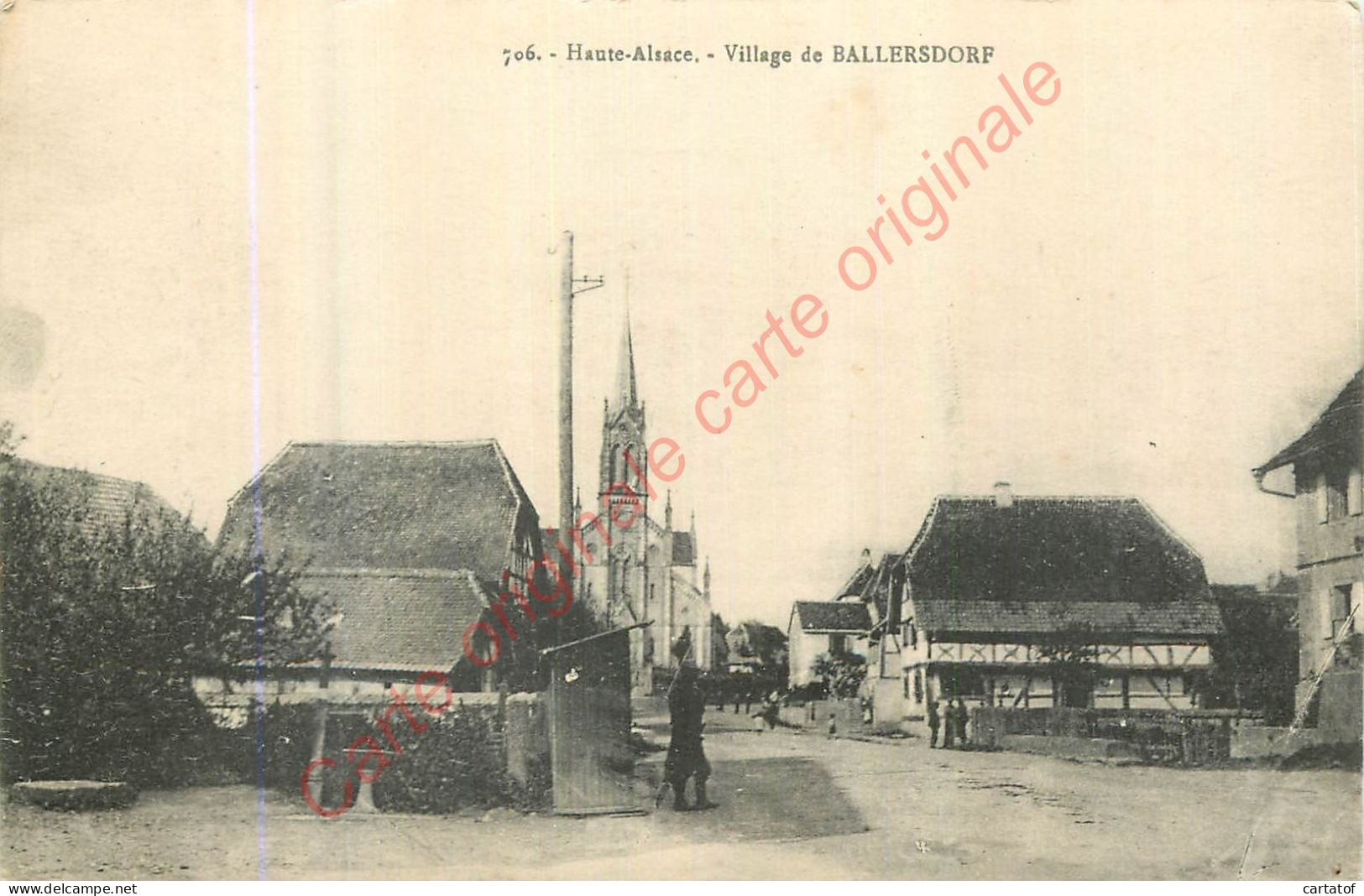 68.  Village De BALLERSDORF . Haute Alsace . - Ohne Zuordnung