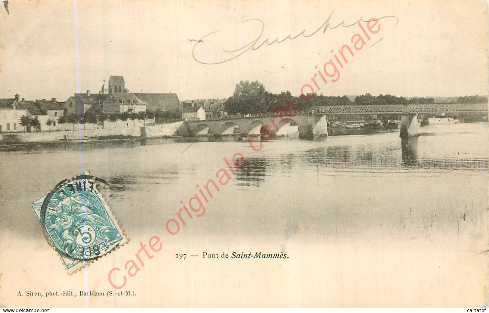 77.  Pont De SAINT MAMMES . - Saint Mammes