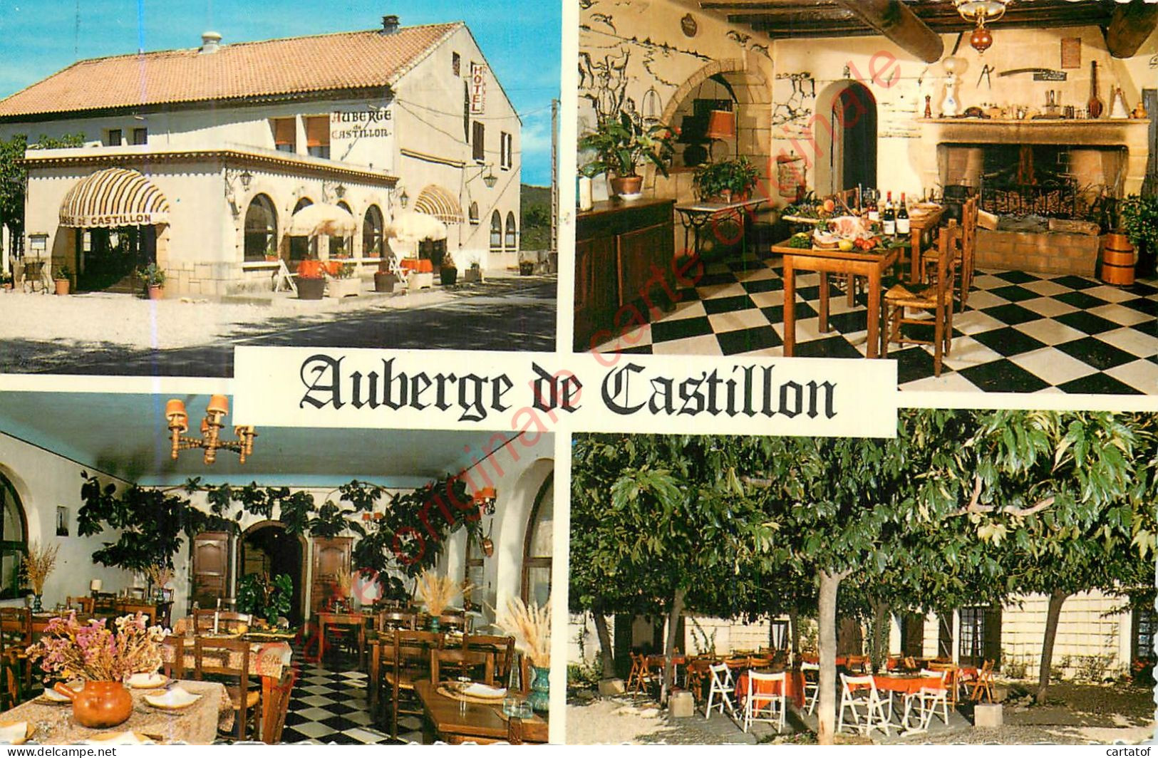 30.  AUBERGE DE CASTILLON ( Du GARD ) . - Unclassified